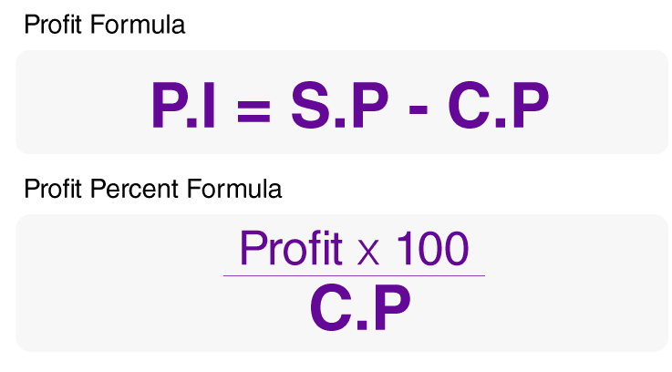 How To Calculate Profit Percentage Formula